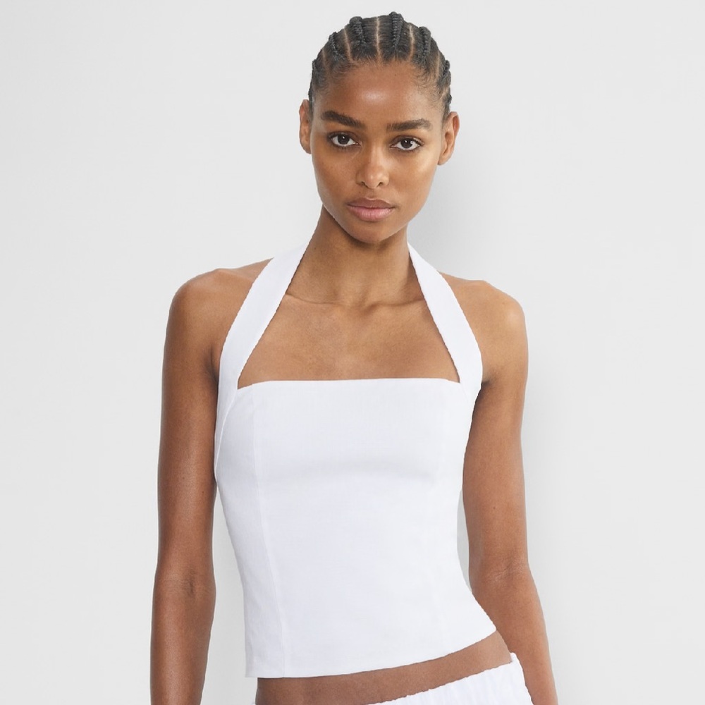 Aritzia - Whisper Linen Halter Top